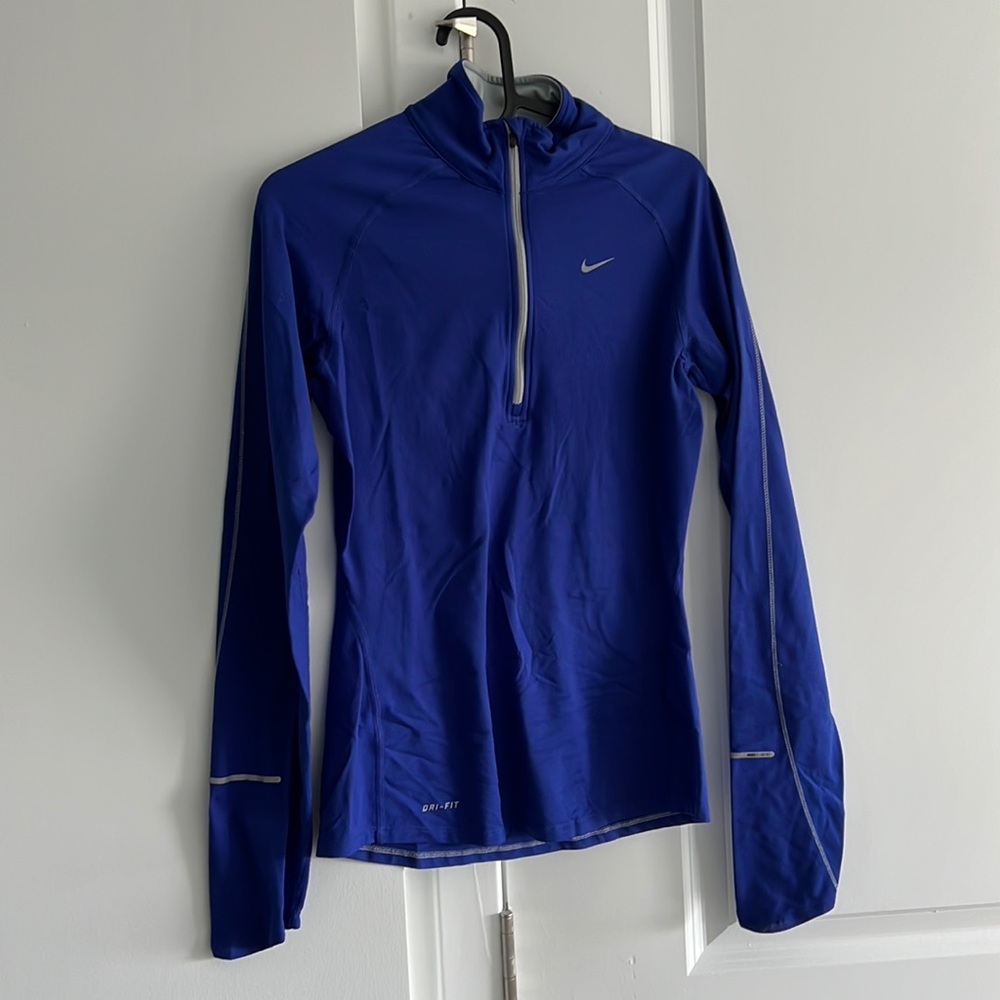 Nike Dri- Fit long sleeve half zip